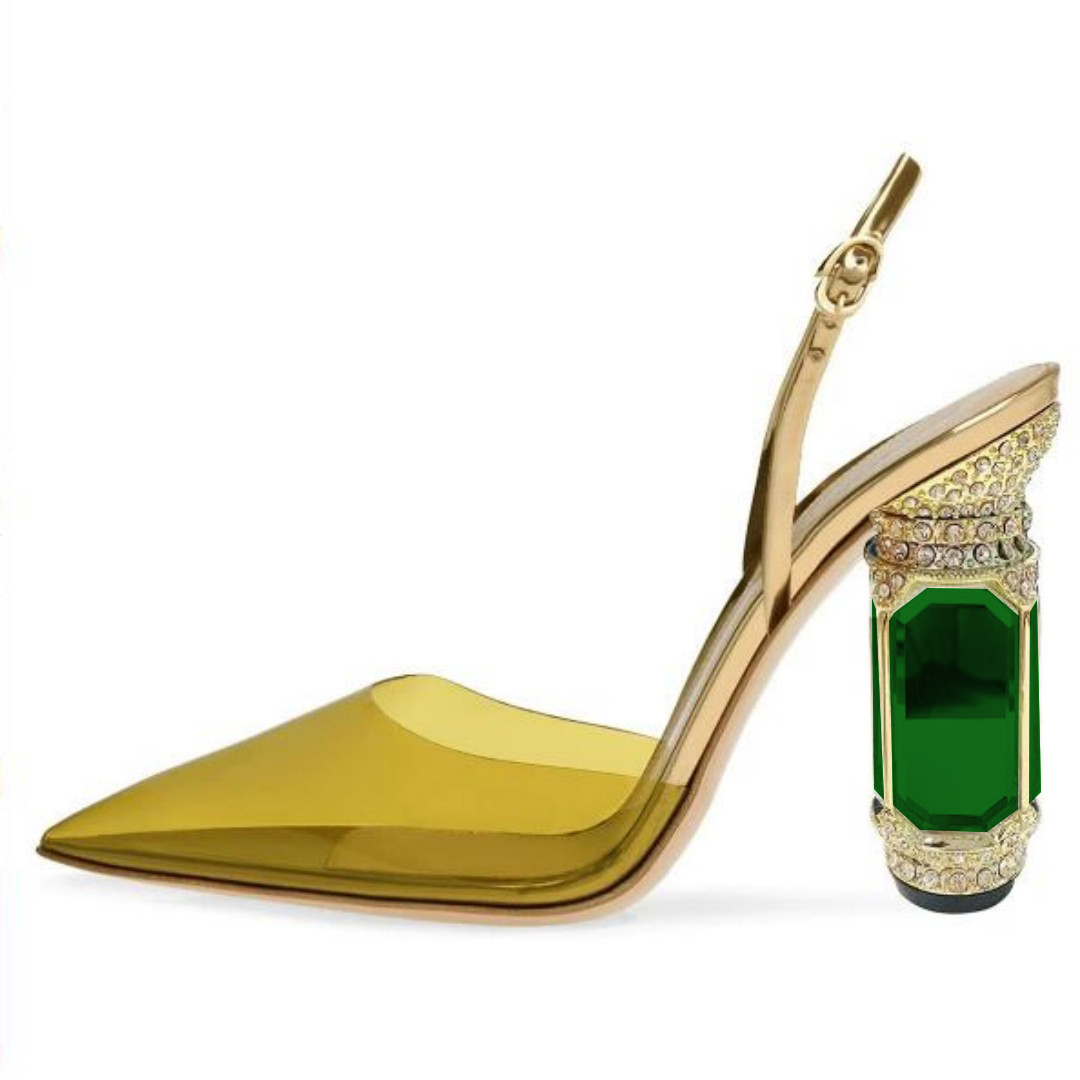 TAAFO Women's Sandals Transparent Shoes Women's Shoes Show Banquet Shoes
