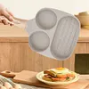 Medical Stone Omelette Pan Nonstick Frying Pan Divided Pancake Pan for Breakfast