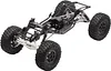 AMK 320mm Wheelbase 1/10 RC Chassis Frame Carbon Fiber LCG Crawlers Body with 1.9 Beadlock Wheels and Tires for Axial SCX10 Upgrades DIY Builder Kit (B)