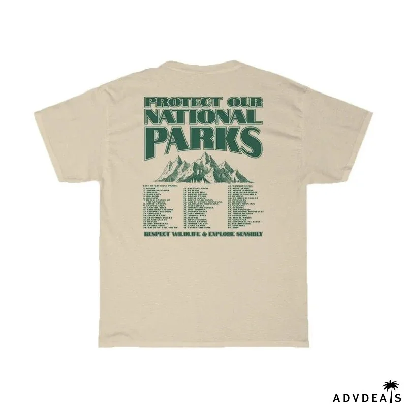 National Parks Stylish Graphic Tee