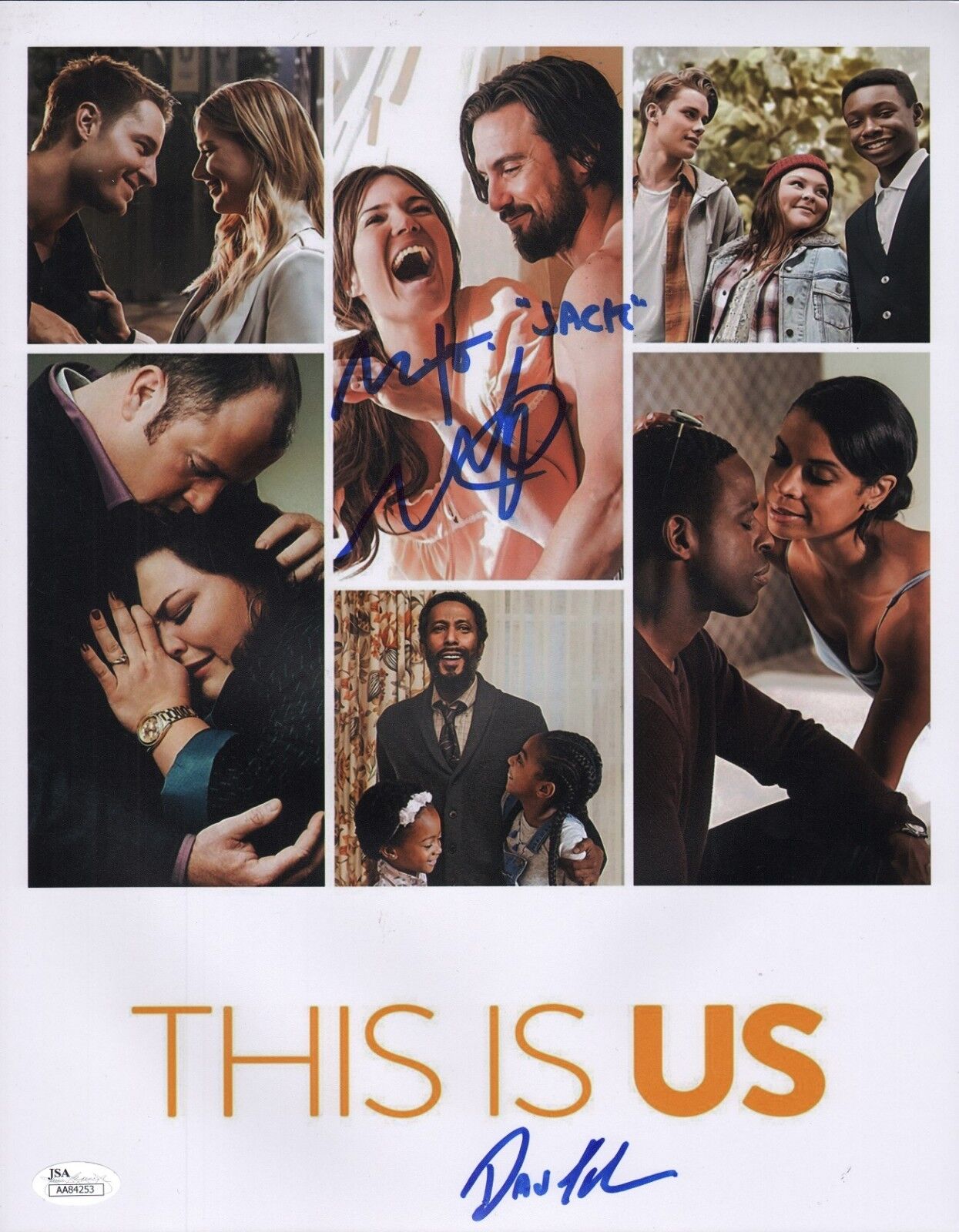 ~~ THIS IS US Cast X3 Authentic Hand-Signed Mandy Moore