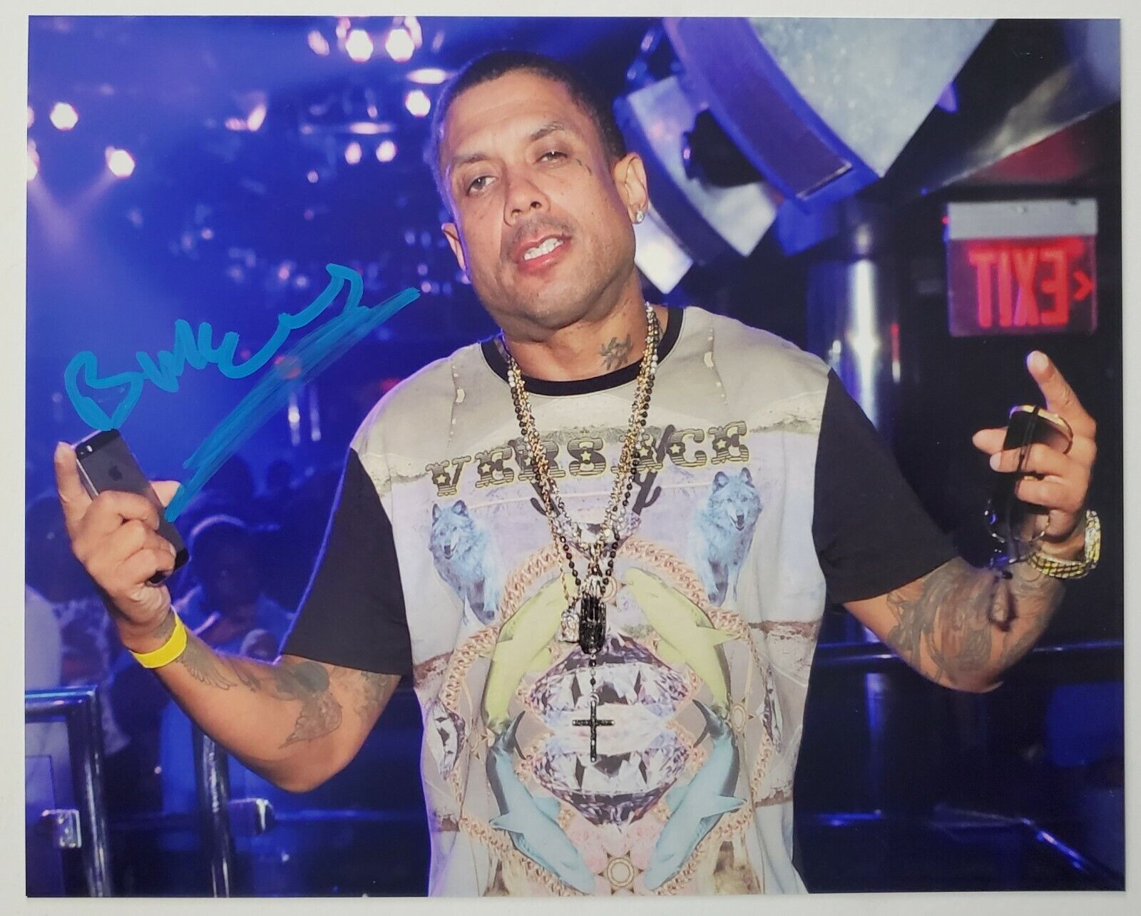 Benzino Signed 8x10 Photo Poster painting Love And Hip Hop Made Men The Almighty RSO Rapper RAD