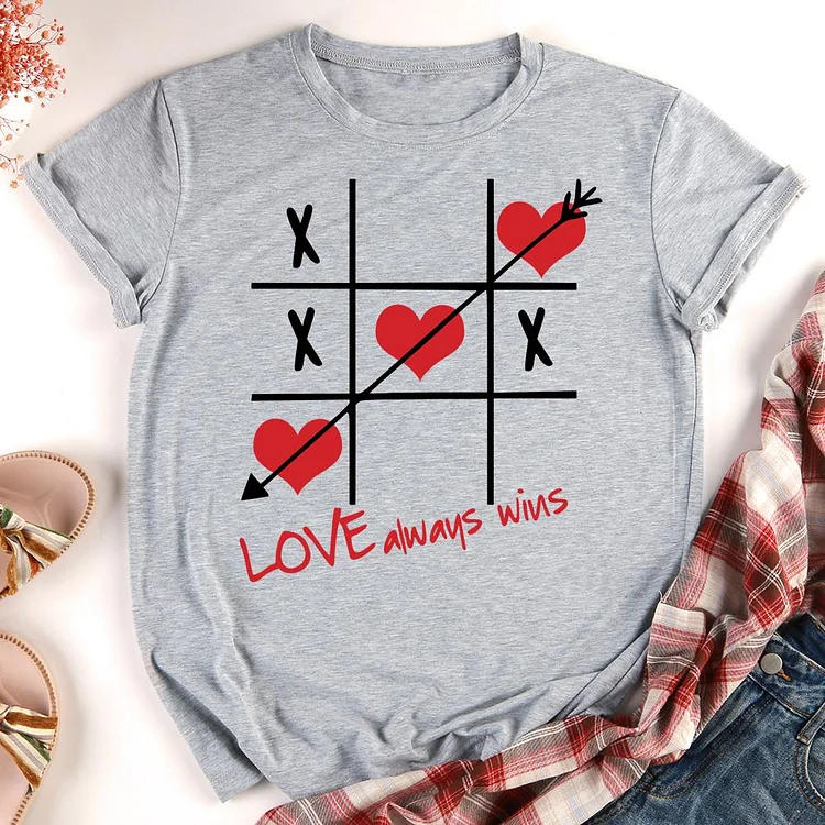 Love Always Wins T-shirt Tee -011458-Annaletters