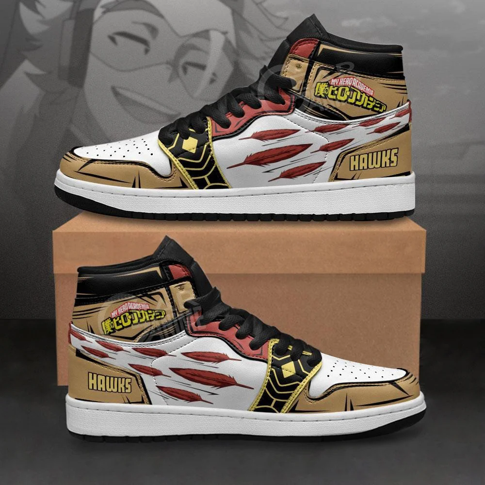Kingofallstore - Keigo Takami Sneakers Custom Hawks Hero My Hero Academia Anime Shoes