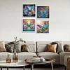 (US Local)4Pack Butterfly-Crystal Rhinestone Diamond Painting(30x30cm)