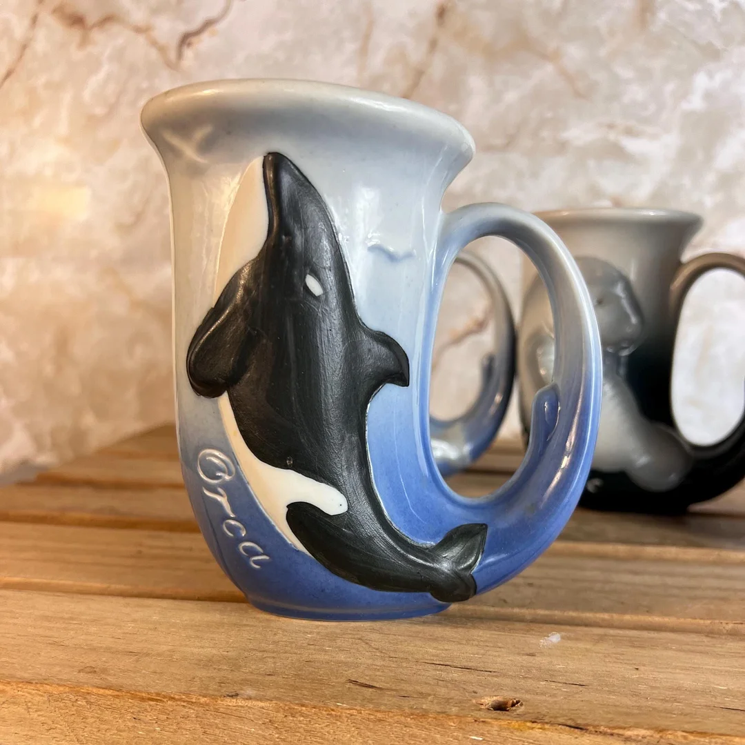 Vintage Sea Creature Mugs
