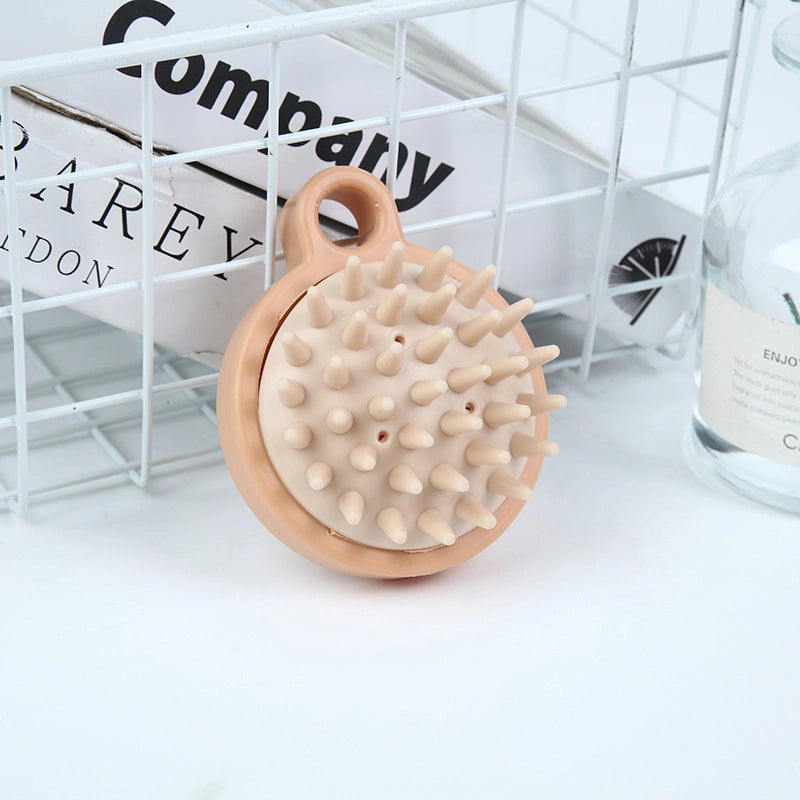 Crystal Transparent Shampoo Brush Silicone Head Massage Brush Shampoo Comb Scalp Itching Artifact Manufacturers