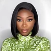 New Glueless Natrual Short Bob Styles Silky Hair Straight Wig
