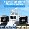 Wireless BT 5.4 Real Time Translator Earbuds 144 Languages Voice Translator