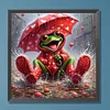 Raincoat Frog - Full Round Drill Diamond Painting