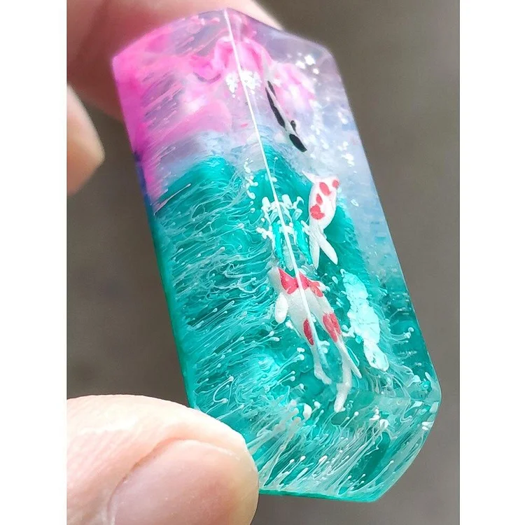 Whale Resin Keycaps