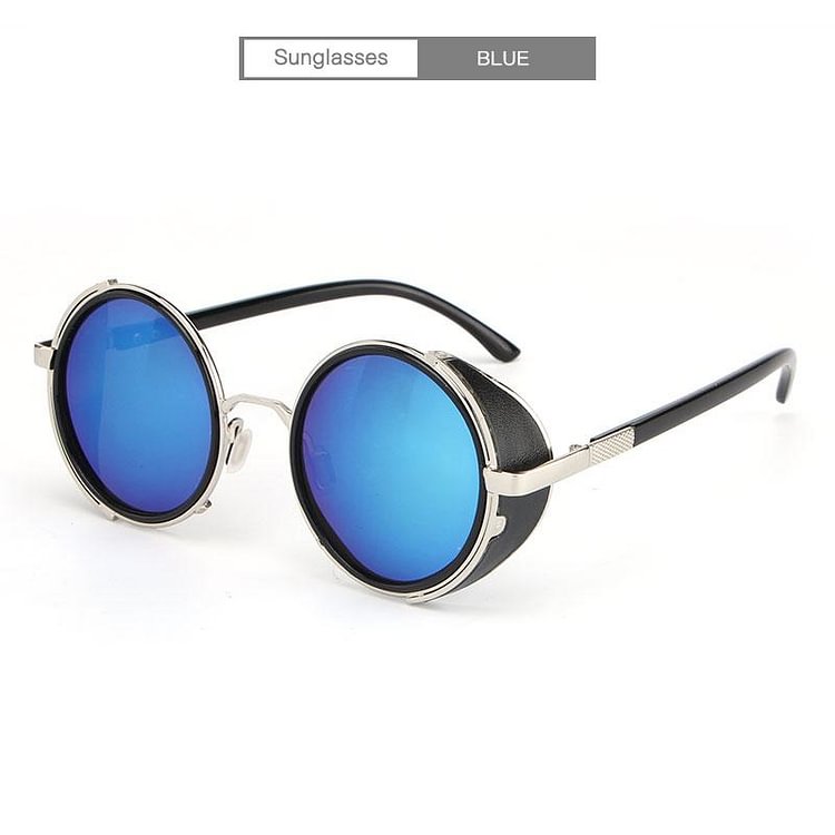 Punk Unisex Polarized Fashion Vintage Pilot Sun Glasses With Box