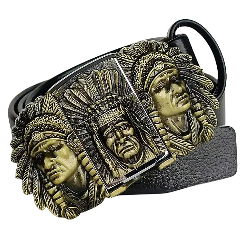 Men's Personalized Lighter Belt