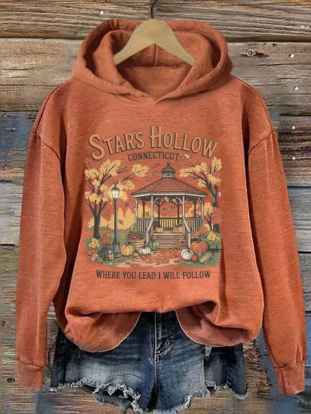 Stars Hollow Where You Lead I Will Follow Hoodie
