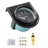 52mm Auto Water Temperature Meter LED White Light Water Tank Level Indicator 12V