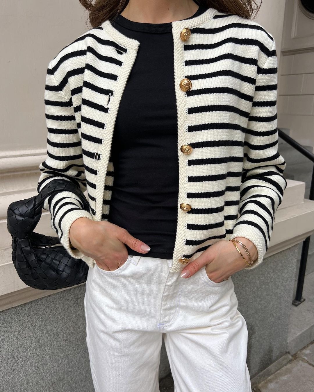 Ootddress Striped Knit 2 Piece-Set Shorts Women Fashion Zebra Printed Cardigan And High Waist Patchwork Shorts Sets Knitwear Outfits
