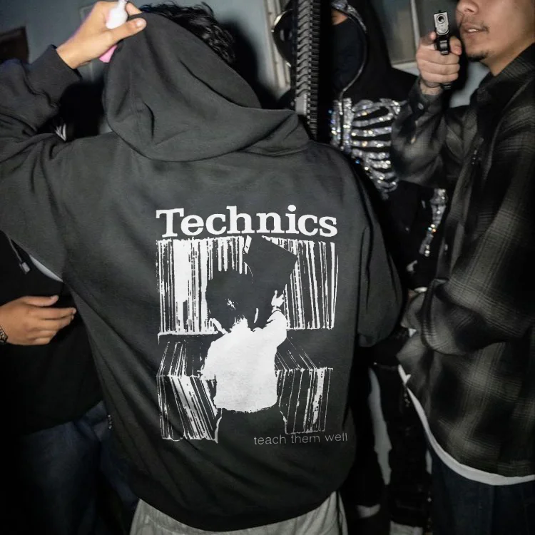 Technics Teach Them Well Hoodie