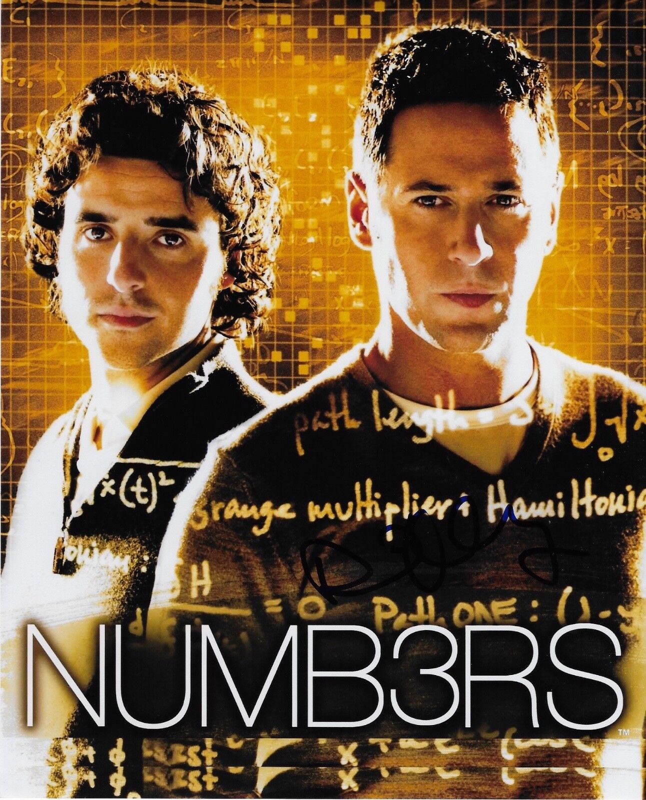 DAVID KRUMHOLTZ 'NUMB3RS' CHARLIE EPPES SIGNED 8X10 PICTURE *COA 1