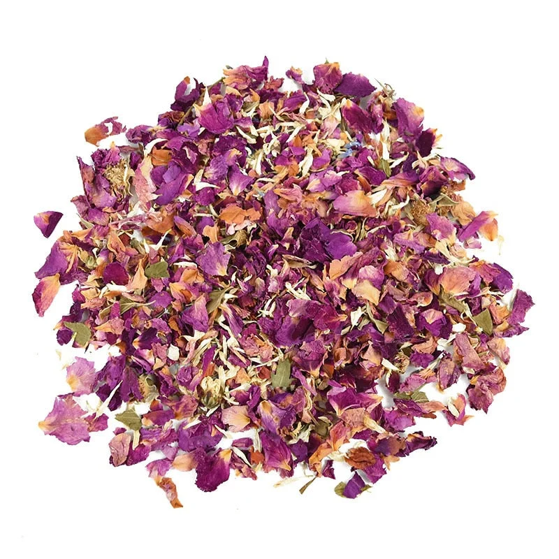10Packs Natural Wedding Confetti Dried Flower Rose Petals Pop Bridal Shower Birthday Party Decoration DIY Valentine's Day Gift