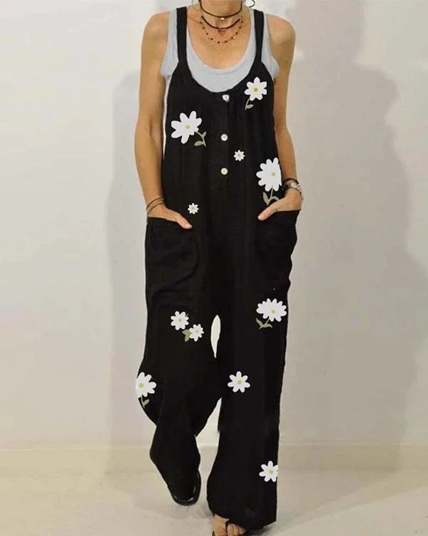 women s floral print strapless jumpsuit p113207