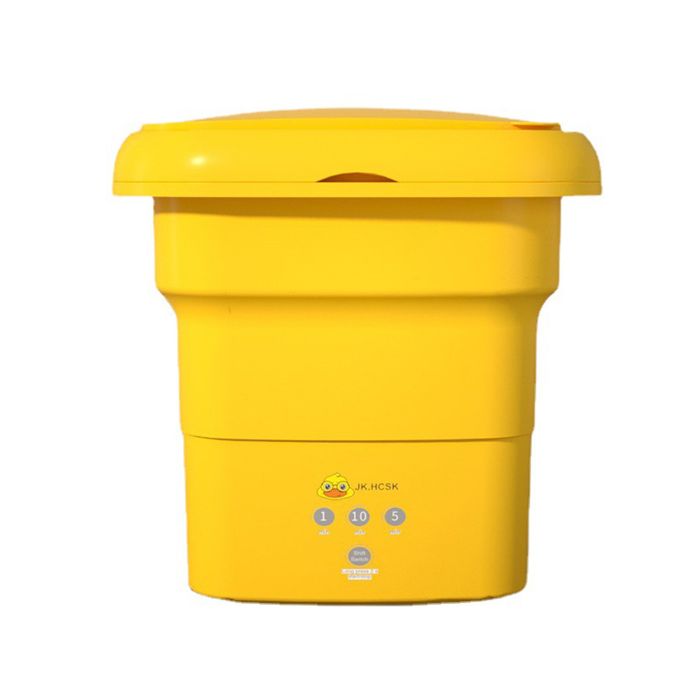 

Small Yellow Duck Automatic Washing Machine Space Saving for Clothes Socks, 501 Original