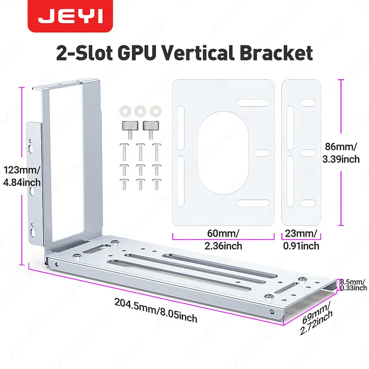 Cavo Di Espansione PCIe 5.0 X16 Per Montaggio Verticale GPU | JEYI Alta Velocità 64 GT/s Per RTX 5090 E RX 8900 - 3