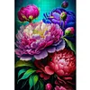 (Multi Style)Peony-Full Embroidery 3 Strands 11CT Stamped Cross Stitch-40*60CM-Large Size