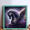 Colorful Unicorn - 11CT Stamped Cross Stitch - 40*40cm - Animal