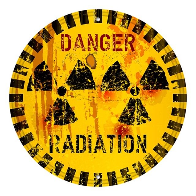 Danger - Round Shape Tin Signs/Wooden Signs - 30*30CM