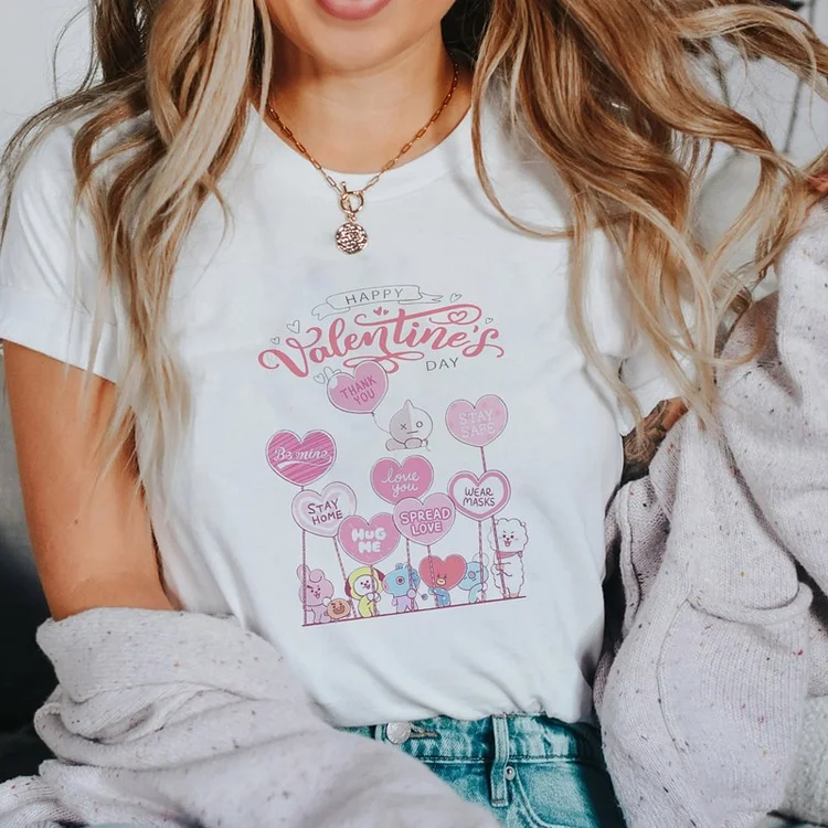 BT21 Happy Valentine’s Day Gift T-shirt