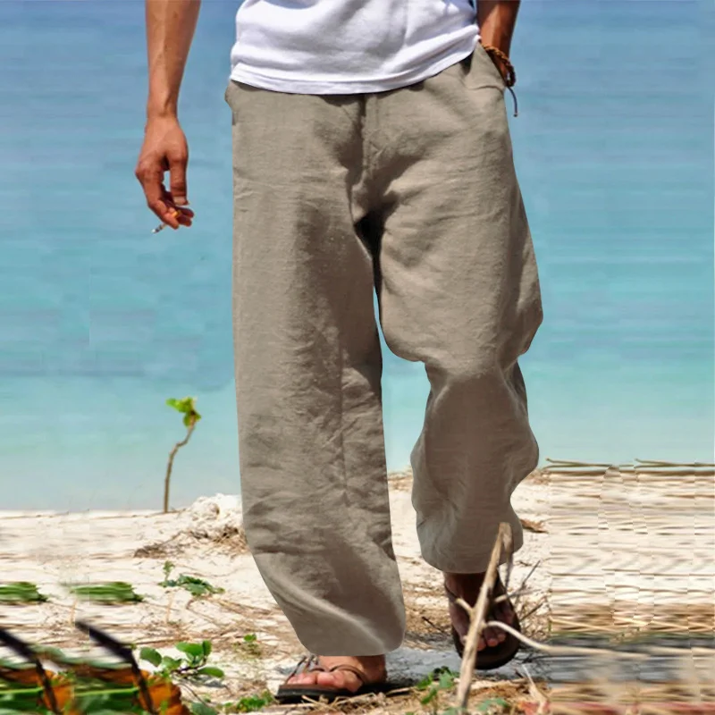 Cotton And Linen Pants-inspireuse