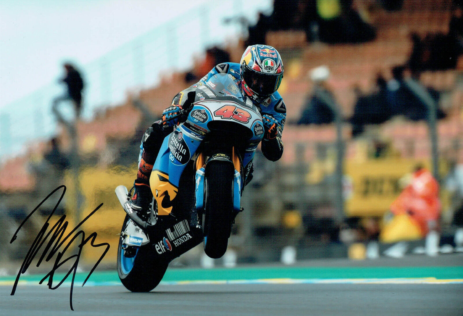 Jack MILLER 2017 Signed 12x8 Photo Poster painting 5 AFTAL Autograph COA Marc VDS Honda MOTOGP