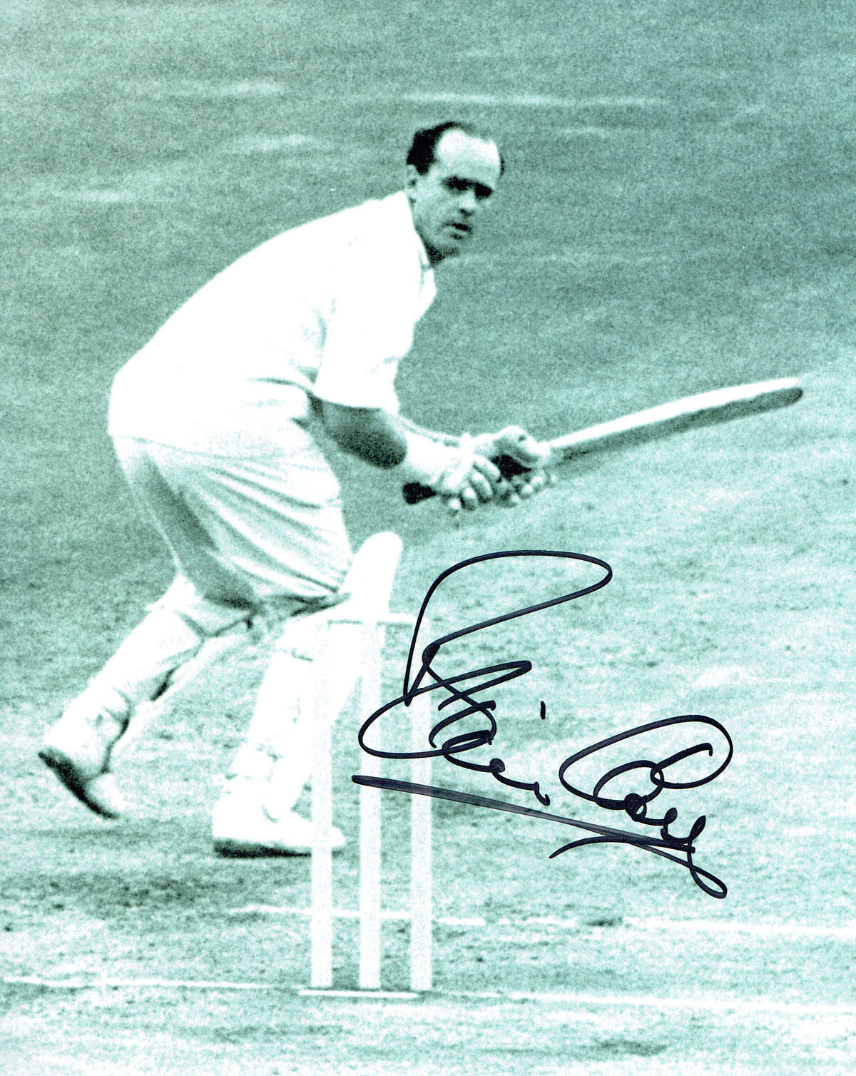 Brian CLOSE Signed Autograph 10x8 ENGLAND Cricket Yorkshire Photo Poster painting AFTAL COA