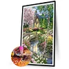 2Pcs/set Diamond Painting-5D Full Round Drill Country House(70*40 CM)