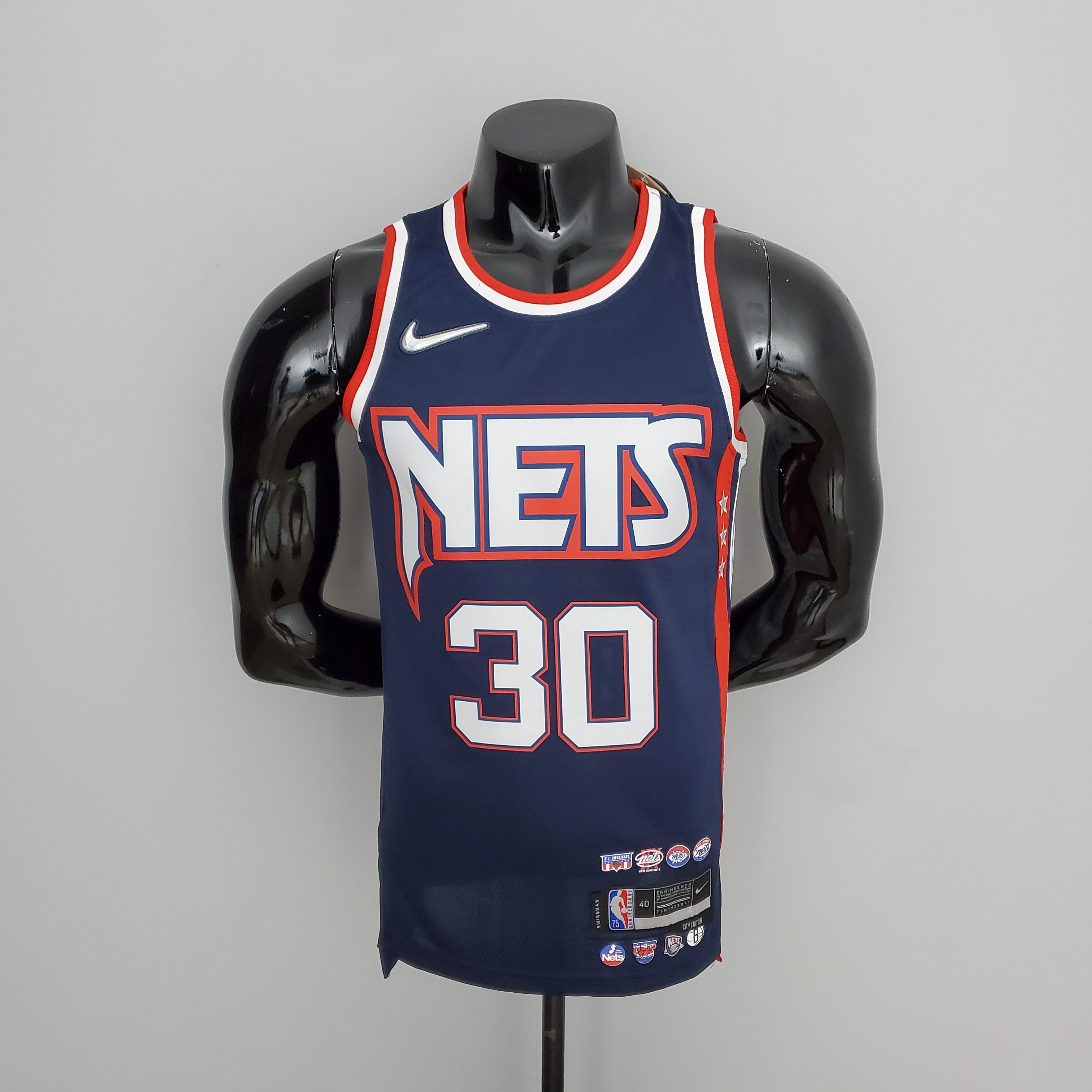 Maillot Brooklyn Nets  30 Curry NBA Basket Maillot De Fou, site maillot de foot pas cher