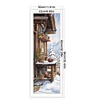 >SALE<Full Embroidery Eco-cotton Thread 11CT Printed Snowscape Cross Stitch 30x90cm