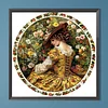 Retro Girl - Diamond Painting - Full Round Drill (Canvas|40*40cm)