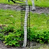 6 Pcs Tree Trunk Protector Metal Plant Guard Protectors with Zip Ties & Stakes
