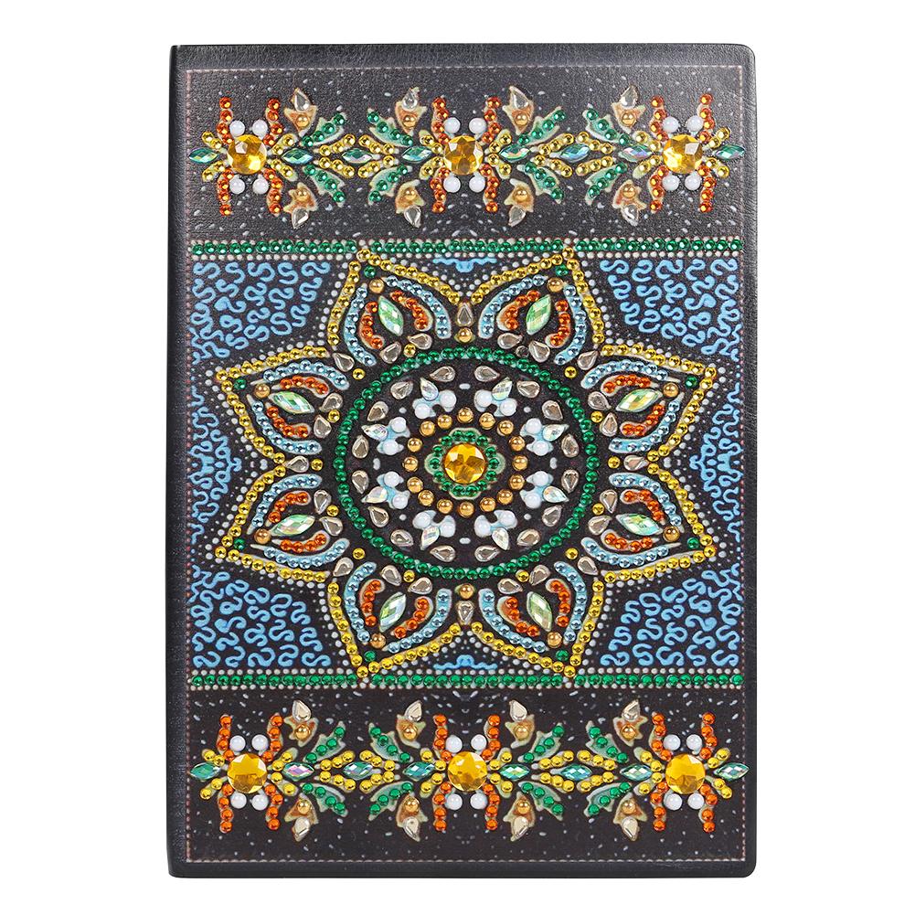 

Mandala-DIY Creative Diamond 50 Pages A5 Notebook, 501 Original