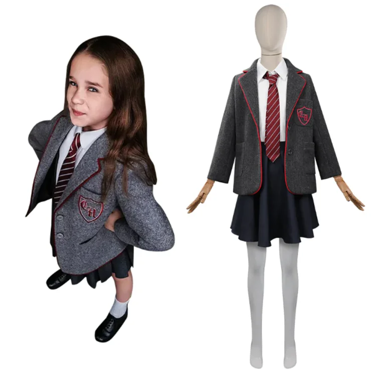 Adult Roald Dahls Matilda the Musical  Cosplay Costume Uniform Dress Outfits Halloween Carnival Party Suit