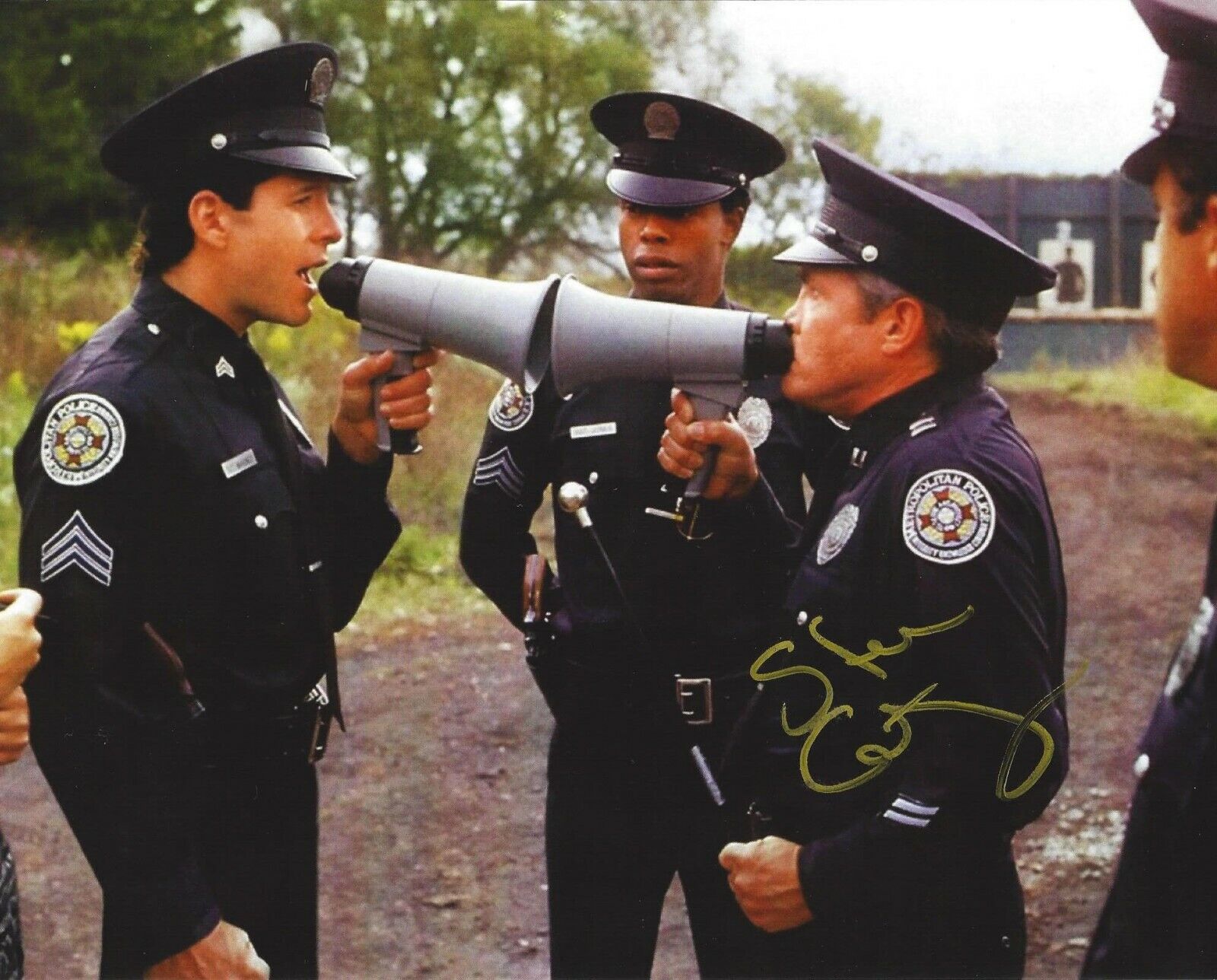 Police Academy Steven Guttenberg 8 X 10 Autographed Photo Poster painting  (RP #3)