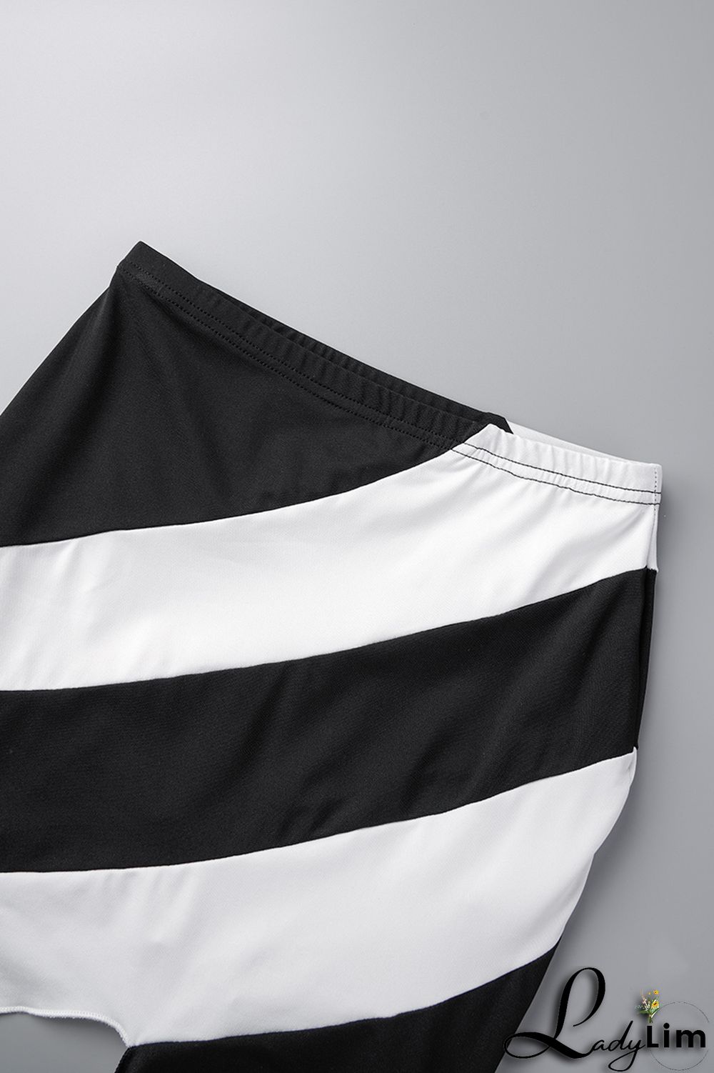 Orange Sexy Patchwork Tassel Contrast Oblique Collar Sleeveless Two Pieces