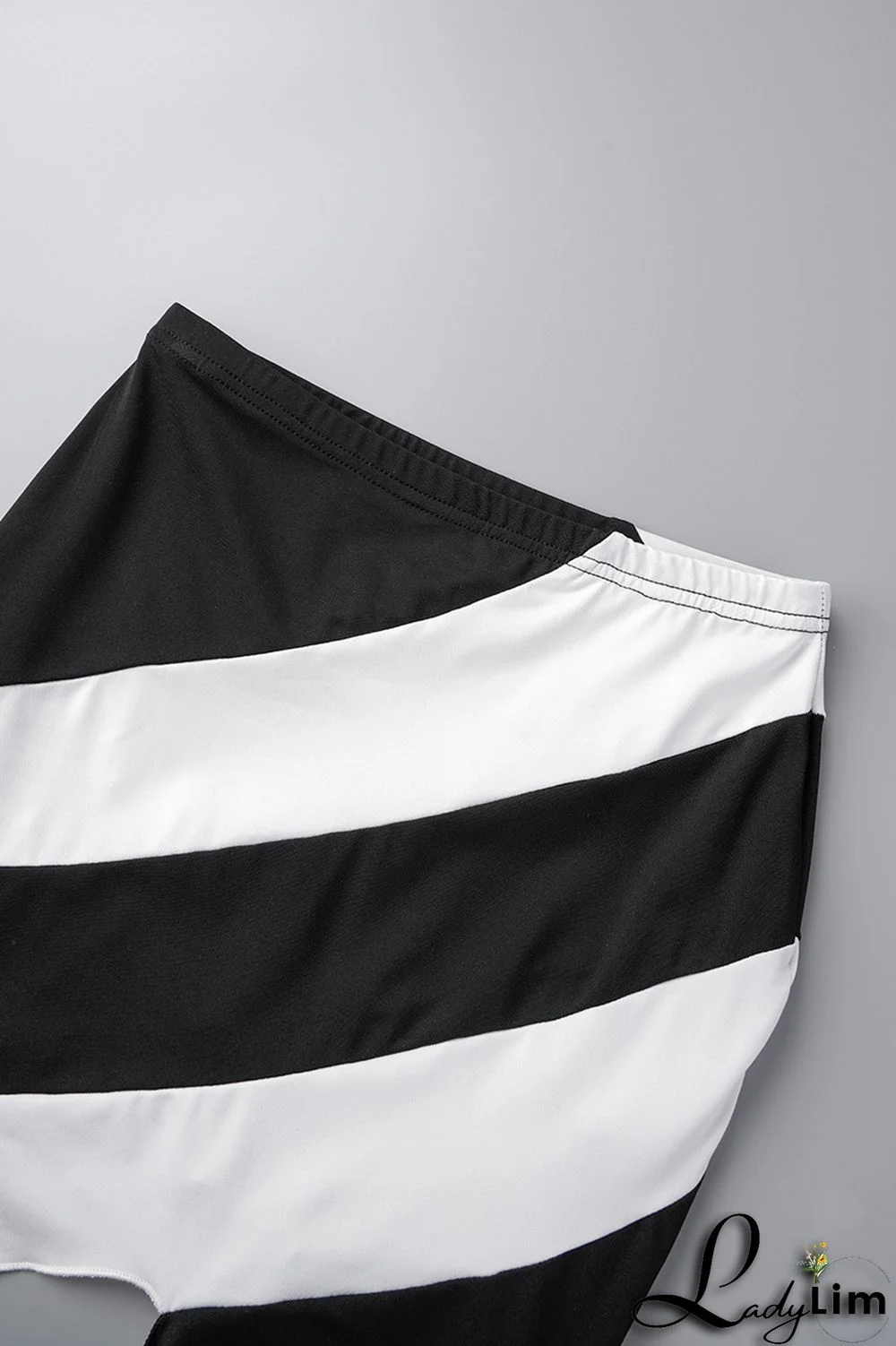 Orange Sexy Patchwork Tassel Contrast Oblique Collar Sleeveless Two Pieces