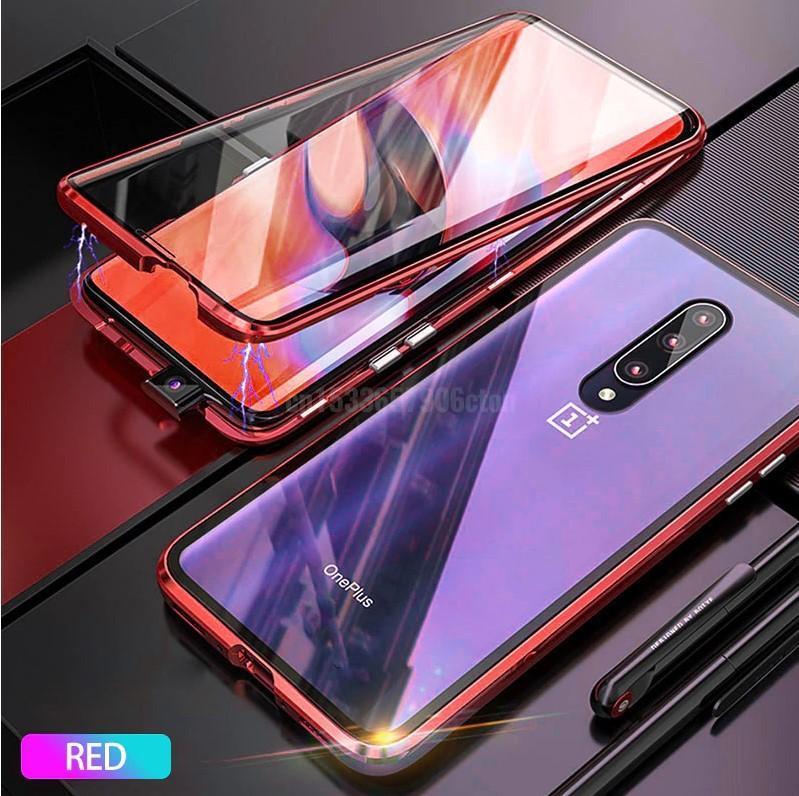 Upgraded Two Side Tempered Glass Magnetic Adsorption Phone Case For Oneplus Nord5G 8 8Pro 7 7T 7TPro 7Pro 6 6T 5T