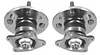 TRQ Rear Wheel Hub Bearings Assembly Set Compatible with 1998-2002 Chevrolet Prizm 1993-1997 Geo 1993-2002 Toyota Corolla