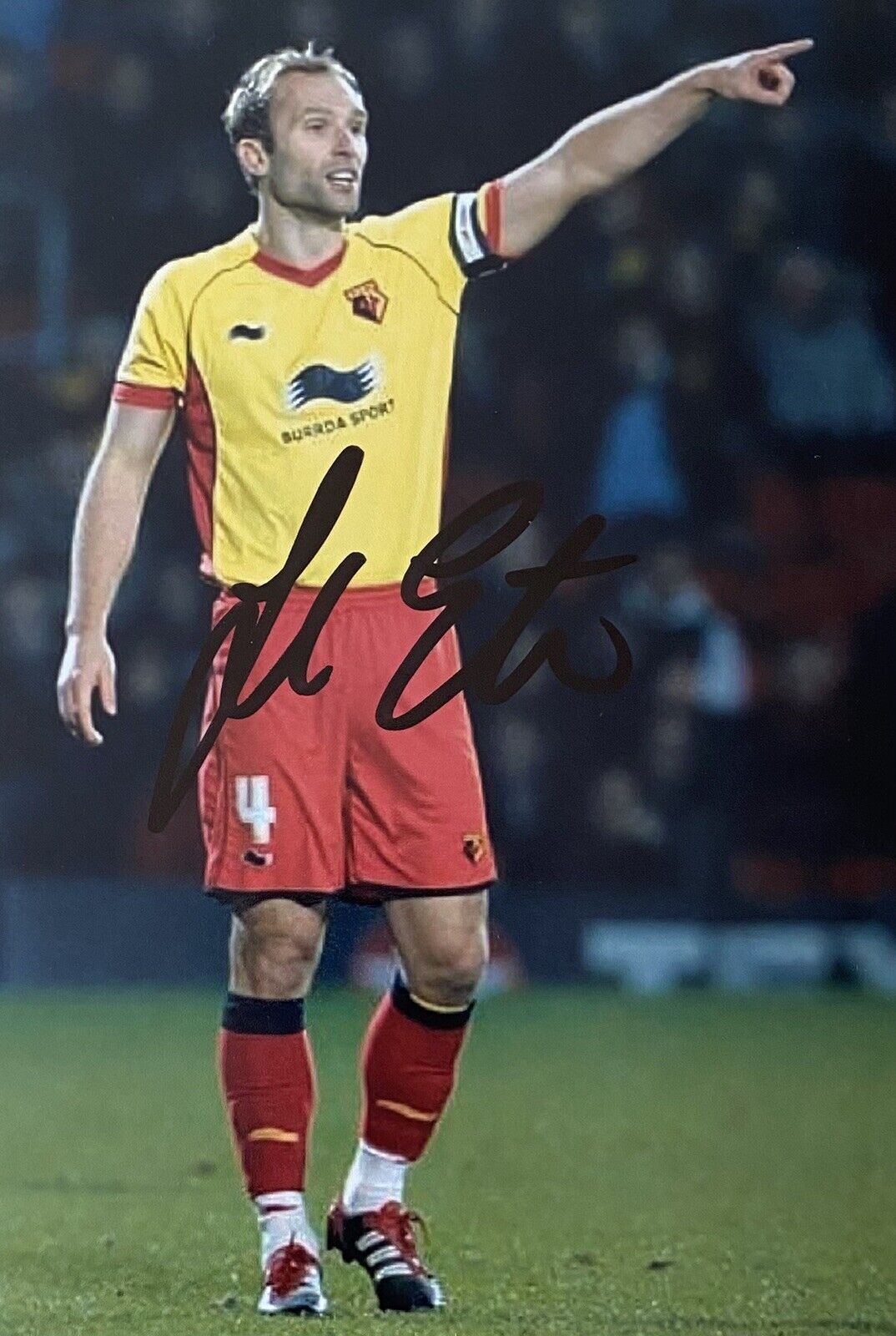 John Eustace Genuine Hand Signed Watford 6X4 Photo Poster painting 3