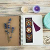 DIY Special Shaped Diamond Painting Leather Tassel Bookmark Creative Crafts