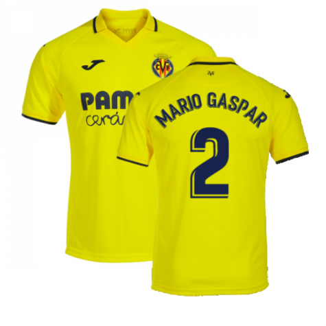 Villarreal Mario Gaspar 2 Home Shirt Kit 2022-2023