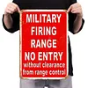 Military Shooting Ranges Off-limits - Metal Tin Signs(8*12Inch/12*16Inch)
