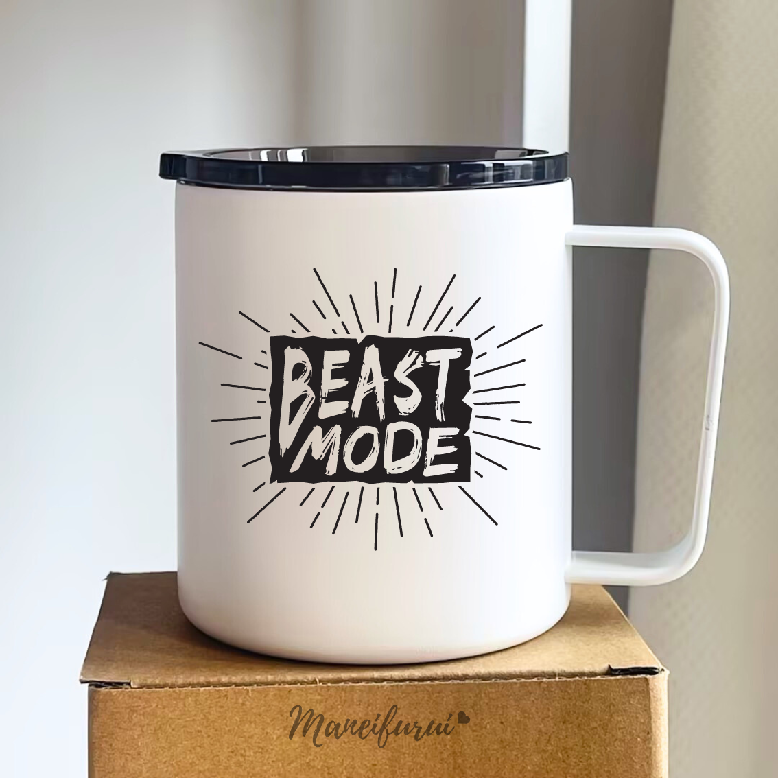 BEAST MODE  Mug with Lid